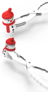 Offre Spéciale peut faire des jouets de bonhomme de neige <span class=keywords><strong>jouet</strong></span> de bonhomme de neige pince à neige pour les jouets de divertissement en plein air d'<span class=keywords><strong>hiver</strong></span> pour enfants - Product Image 2