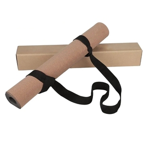 Tapis de yoga écologique voyage 3mm 5mm bambou de <span class=keywords><strong>joga</strong></span> biologique naturel 4mm avec logo personnalisé tapis de yoga en liège caoutchouc naturel - Product Image 4