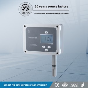 Thông minh không dây treo tường nb-iot Độ chính xác cao nhiệt độ độ ẩm cảm biến tích hợp máy phát Pin ABS ODM IP65 LCD - Product Image 4