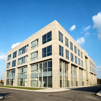 Bâtiment de grande hauteur en structure acier multi-étages, résistant aux tremblements de terre, au vent et au feu, personnalisable, design moderne, garantie 5 ans