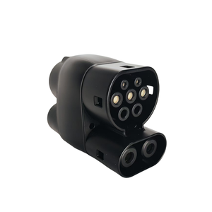 Adaptador de 400A CCS1 a CCS2, Conector de <span class=keywords><strong>Carga</strong></span> para Vehículos Eléctricos CA+CC, Adaptador de <span class=keywords><strong>Carga</strong></span> Rápida para Vehículos Eléctricos, Sae J1772 Iec 62196 - Product Image 1