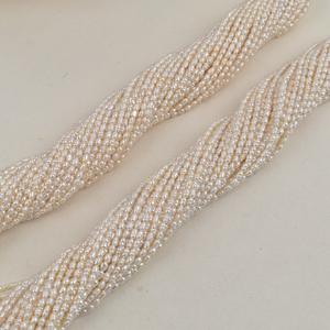 Perlas Sueltas Blancas de Agua Dulce Naturales de 3-4 mm Casi AK, Perlas de 4-5 mm para Bisutería Hecha a Mano, Material de Abalorios, Suministro al por Mayor - Product Image 3