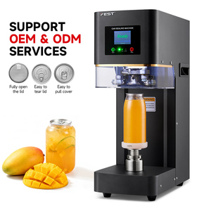 Máquina Selladora de Latas para Mascotas Totalmente Automática, Máquina Selladora de Latas de Jugo para Tiendas de Té de Burbujas, Máquina Enlatadora de Aluminio - Product Image 1