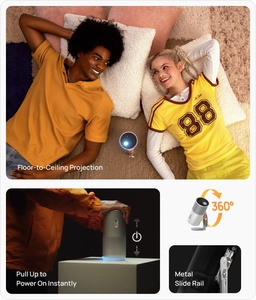 XGIMI <span class=keywords><strong>mogo</strong></span> 4 Pro 1080P เครื่องฉายเลเซอร์อัจฉริยะพร้อมโฟกัสอัตโนมัติขาตั้งปรับ ° 360 GTV ตัวกรองเสียง Harman Kardon และแม่เหล็ก - Product Image 3