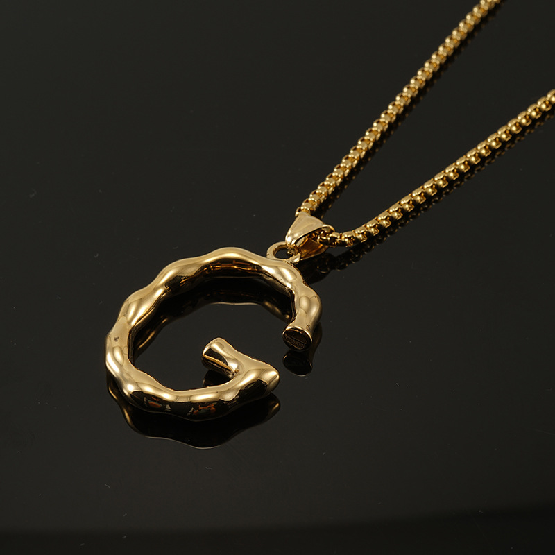Gold single pendant-G