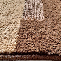 CF BHC44 ensemble de tapis de bain personnalisé 2 pièces super absorbant tapis de contour de salle de bain ensembles de tapis de toilette tapis de douche de bain antidérapant
