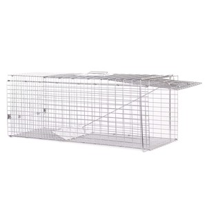 Trampa de Jaula Metálica para Ratas, Jaula Grande para Capturar Animales, para Control de Plagas - Product Image 1