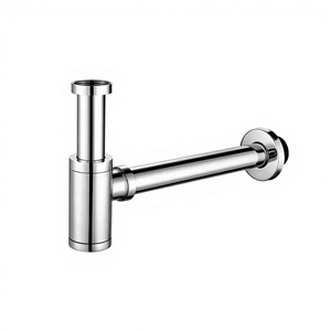 Sifone <span class=keywords><strong>a</strong></span> Bottiglia in Ottone da 1-1/4" Design Moderno Anticorrosione con Garanzia di 5 Anni per <span class=keywords><strong>Scarico</strong></span> Lavello Cucina <span class=keywords><strong>Bagno</strong></span> - Product Image 4