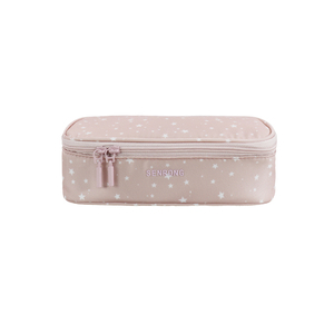 Grande trousse de maquillage pour femmes, en polyester, avec fermeture à glissière et fermoir robuste, durable, tendance, portable, antivol et écologique, idéale pour les voyages - Product Image 2