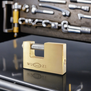 Candado de latón resistente con grillete de cierre de llave de gabinete de tres círculos de diseño especial recién llegado a la venta - Product Image 5