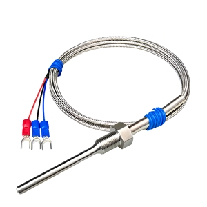 Capteur de température haute température industriel Thermocouple Résistance au platine Pt100 Pt1000 Thermomètre Acier inoxydable Étanche - Product Image 1