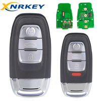 XNRKEY - Llave Remota para Automóvil de 3 Botones, Chip PCF7945, 315/433/868 Mhz, para Audi A4 S4 A5 S5 Q5 8T0959754C /G 8T0959754D/J -D/H