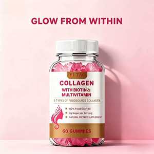 Gomitas de Vitamina E y Colágeno Sin Azúcar de Marca Privada OEM/ODM, Suplemento Blanqueador de Piel y Antienvejecimiento para Adultos - Product Image 3