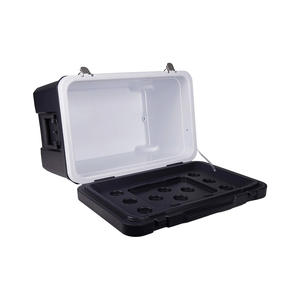 도매 캠핑 피크닉 블랙 단열 쿨러 박스 야외 휴대용 25L 식품 음료 보관 아이스 쿨러 박스 - Product Image 6