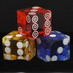 D6 düz kare köşeleri Mini çok amaçlı küçük zar nokta oyun oyuncaklar Casino sanat resmi kurulu oyunu CustomCasino zar