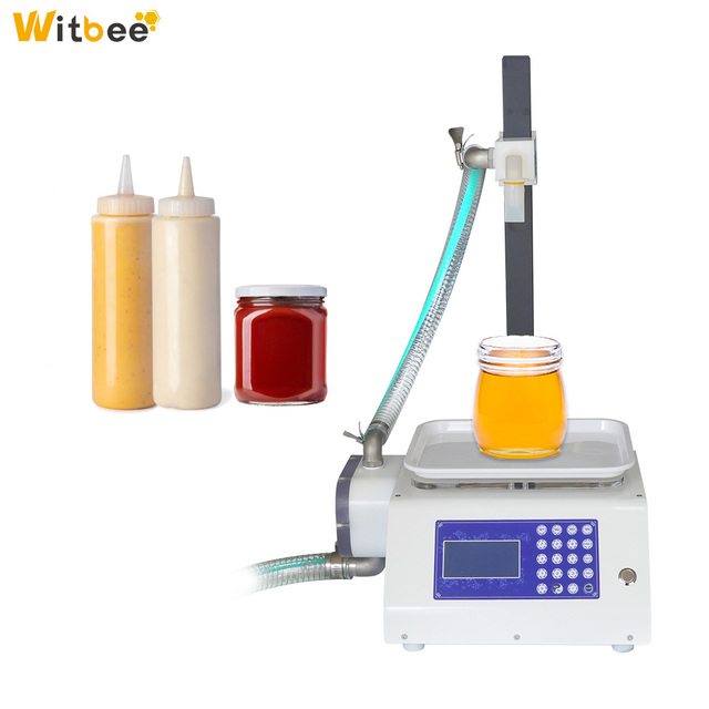 Food Grade Electric Automatic Honey Filling Machine 50-5000ml for Viscous Liquid Shampoo Edible Oil Tomato Sauce & Tobacco