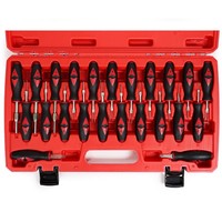 Vente d'usine, kit d'outils de démontage de connecteurs universels 23 pièces, kit d'outils d'extraction, kit d'outils de démontage de bornes électriques