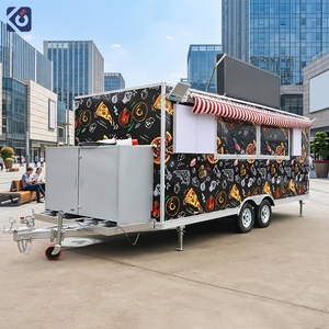 CAMPTRL Rimorchio per Cibo, Cucina Mobile, Carretto per Snack, Caffè e Pizza, Furgone Alimentare Portatile Completamente Attrezzato, Certificato DOT CE - Product Image 1