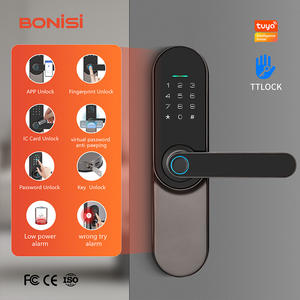 प्रत्यक्ष नए उत्पादों का विनिर्माण स्लिम डिजिटल इलेक्ट्रॉनिक स्मार्ट स्कग डबल साइड स्मार्ट फिंगरप्रिंट डोर लॉक स्मार्ट लॉक - Product Image 2