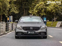 Kit de Carrocería Delantera y Trasera Estilo C63 AMG para Benz Clase C W205 2015-2021, Piezas de Conversión Completa