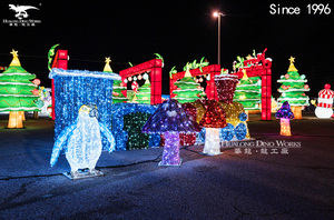 Tùy Chỉnh Thiết Kế Đường Phố Kỳ Nghỉ Đèn Ngoài Trời LED Giáng Sinh Trang Trí 3D Sáng Tuần Lộc Điêu Khắc Ánh Sáng LED Motif Ánh Sáng - Product Image 3