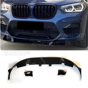 Difusor de parachoques delantero para coche, alerón negro brillante, pieza de modificación para BMW X3M X4M F97 F98 2019-2021, accesorios para coche - Product Image 1