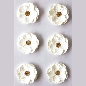 28818 6 pièces bricolage artisanat coloré <span class=keywords><strong>Mini</strong></span> papier fleur autocollants pour mariage maison murs décoration scrapbooking - Product Image 5