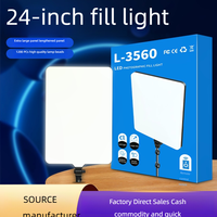 Nouvelle lampe de photographie pour tablette 24 pouces avec détection de visage, télécommande, grande ouverture et gradation pour influenceurs en ligne et diffusions en direct