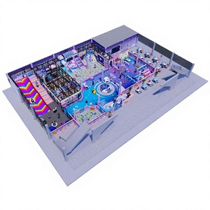 Vente en gros usine KINHBAC SEALION : Aire de jeux intérieure, Piste de trampoline en vinyle et aluminium, Toboggan, Équipement de jeux souples pour centre commercial - Product Image 1