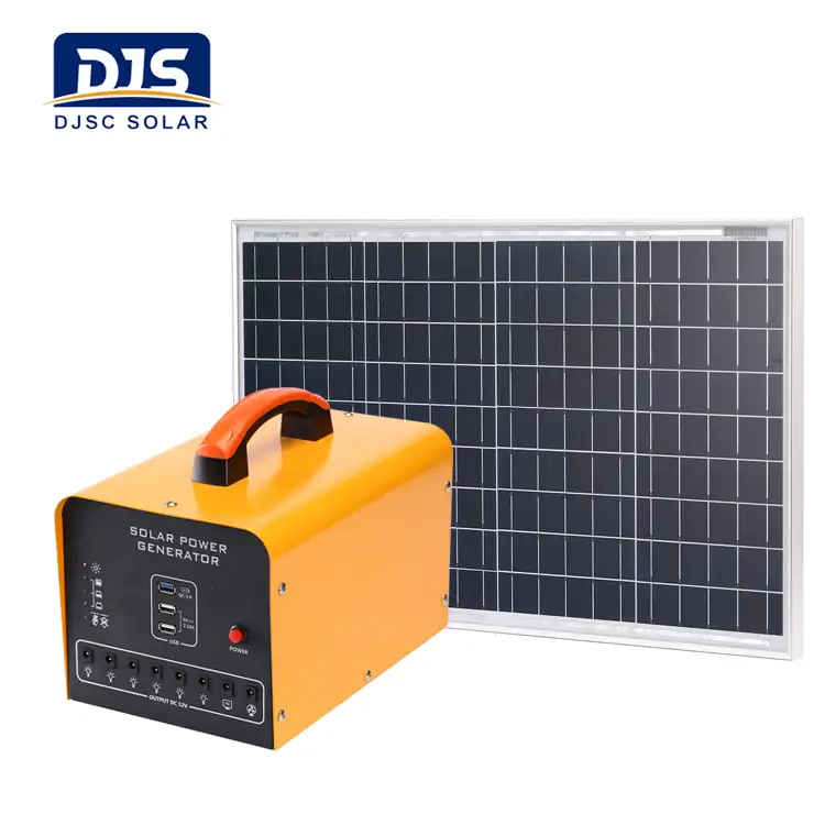 Аккумуляторный Гибридный инвертор DJSC, простой в установке, домашний комплект, энергосистема на солнечной энергии