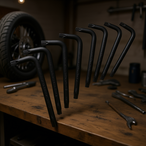 Jeu de clés hexagonales Tx Se8, 7 pièces, clé Allen en forme de L, kit d'outils pour réparation de vélos et de motos - Product Image 3