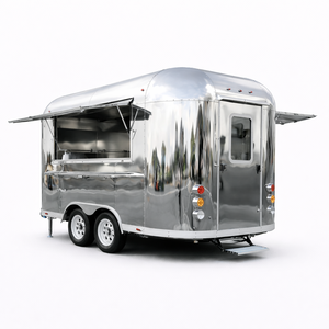 Nuevo Remolque de Comida Móvil, Carrito de Comida para Barbacoa, Hot Dogs, Pizza, Café, Restaurante, Helados, con Cocina Completa, Tipo <span class=keywords><strong>Camper</strong></span> - Product Image 1
