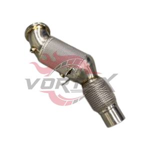 Tubo de Escape de Alto Flujo de Acero Inoxidable Vortex para BMW B48 2.0T 330i X3 xDrive30i G20 G28 2019-2025 con Protector Térmico Sin Advertencia de Lámpara (CEL) - Product Image 2