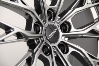 Jantes en alliage X-RIMS 18x8.5 5x114.3 à 10 branches en maille, finition argent poli ET35 pour Honda Civic Accord