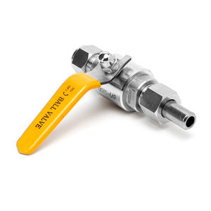 Vanne à bille à souder manuelle en acier inoxydable 304 QGQY1-64P pour gaz haute pression, vanne d'instrument de soudage bout à bout, interrupteur - Product Image 4