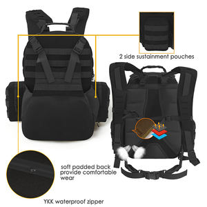 Chaleco Modular con Sistema Molle Compatible con Mochila Táctica de Asalto de 3 Días, Diseño Ajustable de Liberación Rápida para Entrenamiento al Aire Libre - Product Image 4