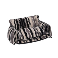 Lit pour chat et canapé-lit pour chien de luxe rectangulaire moderne personnalisé - Démontable, lavable, portable, chaleur hivernale pour chiens et chats