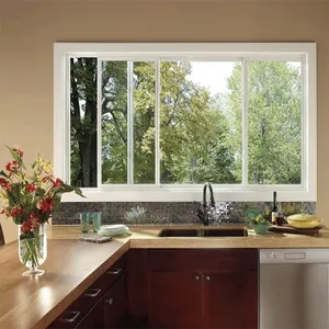 DAIYA aluminum windows sliding lowes sunrooms aluminium window with 2.0mm low e double glass