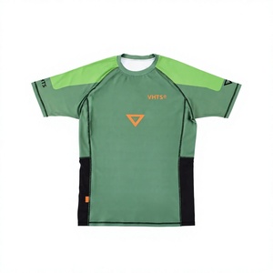 Camiseta de Compresión Personalizada para BJJ, Absorbe la Humedad, con Estampado Completo por Sublimación, para Jiu Jitsu y MMA - Product Image 1