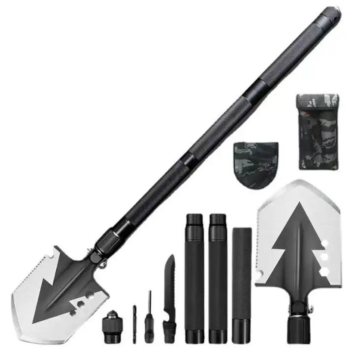 Multi-Function Folding Shovel Garden Tools Tactical Shovel Camping Defense Survival Tools Spade Car Equipment Shovel