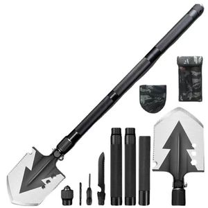 Pala pieghevole multifunzione attrezzi da giardino pala tattica campeggio difesa strumenti di sopravvivenza vanga attrezzatura per auto pala - Product Image 1