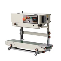 Scelleuse verticale à bande continue FR-770, machine de scellage automatique en acier thermolaqué pour ligne d'emballage de sachets de poudre liquide