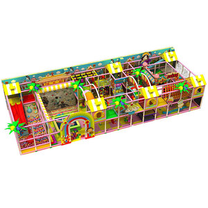 Tùy chỉnh trong nhà Thiết bị sân chơi, donut trượt bal hồ bơi, ma quỷ trượt leo Net,Carousel,135sqm 1453sqft - Product Image 4