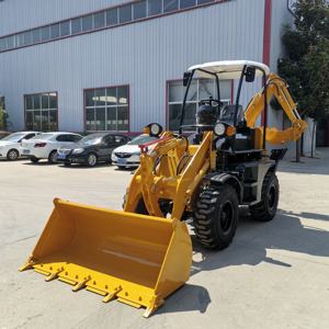 Miniexcavadora retroexcavadora remolcable de alta calidad Nueva maquinaria de movimiento de tierras - Product Image 5