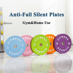 Bền cao su tráng OLYM đĩa đa-trọng lượng phòng tập thể dục tấm cho Cardio & sức mạnh đào tạo, Thùng Carton Đóng gói - Product Image 5