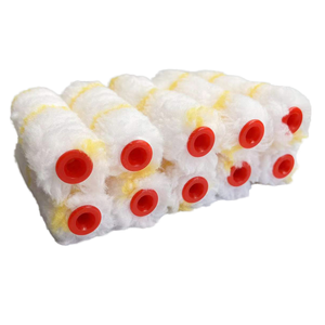 European Style 9 Inch DIY Industrial <b>Roller</b> Brush Customizable OEM <b>Foam</b> Handle Stainless Steel Core Quick Release Frame Painting - Product Image 1