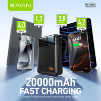 BAVIN Vente en gros de banque d'alimentation OEM ODM20000mAh personnalisée Chargeur de batterie portable Batterie externe à charge rapide
