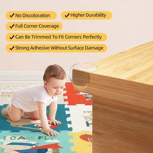 <span class=keywords><strong>MEILLEUR</strong></span> pare-chocs <span class=keywords><strong>de</strong></span> sécurité <span class=keywords><strong>de</strong></span> bord <span class=keywords><strong>de</strong></span> garde d'angle <span class=keywords><strong>de</strong></span> meubles clairs et transparents pare-chocs et coussin à l'épreuve des bébés protecteur d'angle UXU - Product Image 3