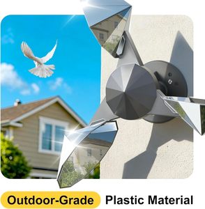 Entrepôt USA – Offre Spéciale Été 2026 : Dispositif Réfléchissant Anti-Oiseaux avec Base en Plastique pour Terrasse Extérieure - Product Image 3