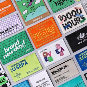 Etiqueta Tejida Personalizada de Alta Gama para Ropa con Logotipo en el Cuello, Etiqueta Principal con Etiquetas para el Cuello - Product Image 3